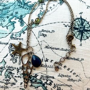 Lucky Brand Nautical Themed Pendant Necklace